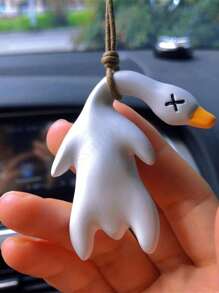 UV Induction Color-Changing Roast Duck Pendant | Photosensitive Advanced Technology Car Keychain |Universal For Cars And Bicycles | Automatic Color Change In Case Of Ultraviolet Rays | Indoor And Outdoor Creative Pendant | Funny And Cute Roast Duck Decorative Pendant Car Accessories Bag Charm School Cartoon Goth Y2k Christmas Gift