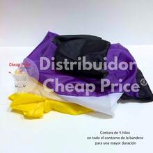 Picky Accessories Bandera No Binario Pride Orgullo Gay Grande Lgb - Blanco - Ver 8