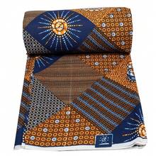 Veritablewax Fan Pattern African Fabric By The Yard Polyester Material For Handsewing High Quality Cloth For Party Dress - Multicolor - View 3