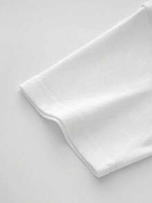 Camisa para hombres 1Pcs 100% Algodón Impresión digital 220g Estampado que Expresa la Alegría y la Expectativa de Convertirse en un Nuevo Padre - Blanco - Ver 7