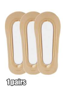 1/3/5/10双装 女士超低帮隐形防滑尼龙袜，适合平底鞋、乐福鞋和高跟鞋，圣诞礼物 - 彩色 - 查看 8