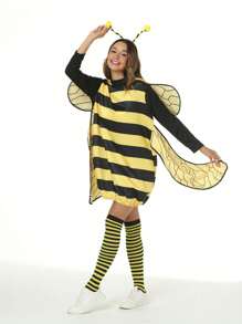 3-teiliges Set Karneval Halloween Bienen Cosplay Kostüme Feiertags Kostüme Halloween
