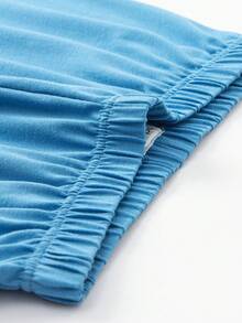 Conjunto de pijama para niños preadolescentes Balabala - Parte superior de manga larga suave y pantalones - Ropa de dormir cómoda para niños preadolescentes - tinte azul - Ver 5