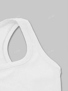 Floreya Square Neck Camisole For Women, Summer Slim Fit Sleeveless Casual Tank Top For Layering, Simple Yet Chic, Sporty Style, Versatile For All Seasons