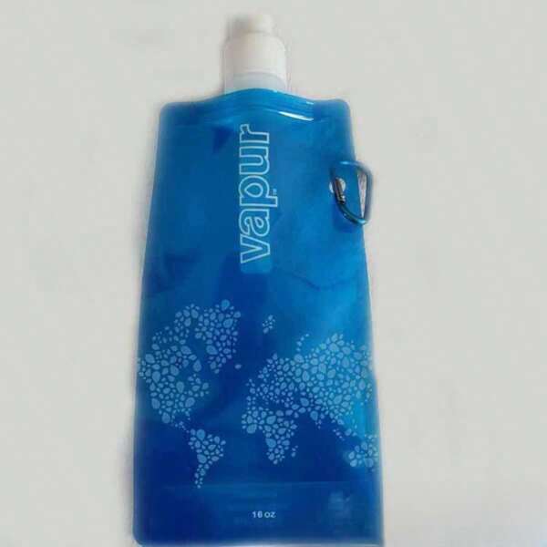 1pc Vapur Collapsible Water Bottle, 500ml Capacity, For Bicycling, Hiking, Outdoor Sports