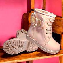 Kids Boots - 藕粉色 - 查看 5