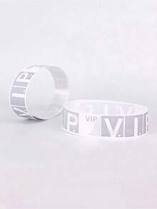 100pcs/Set Multicolor Waterproof Paper VIP Event Wristbands For Events Nightclubs Identification Wristbands Waterparks Parties Festivals Concerts Fairs - Multicolor - View 7