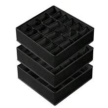 2 件抽屉式收纳架，婴儿衣服收纳袋，24 格衣柜收纳架和收纳袋，用于袜子、手帕、领带、皮带、婴儿衣服、内衣收纳