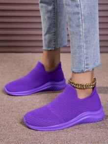 Elastyczne wsuwane trampki dla mężczyzn/kobiet, wygodne codzienne buty sportowe bez sznurówek, lato 2025 nowość