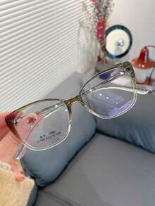 新款猫眼眼镜，韩国时尚ins TR超轻光学眼镜框零度数无度数眼镜女 - 同款多色 - 查看 5