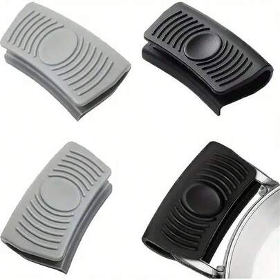 2/4pcs Silicone Pot Handle Covers For Cast Iron Pans - Heat Resistant, Non-Slip Grip, Anti-Scalding Protection, Slip Proof Kitchen Items, Practical Holiday Home Gift