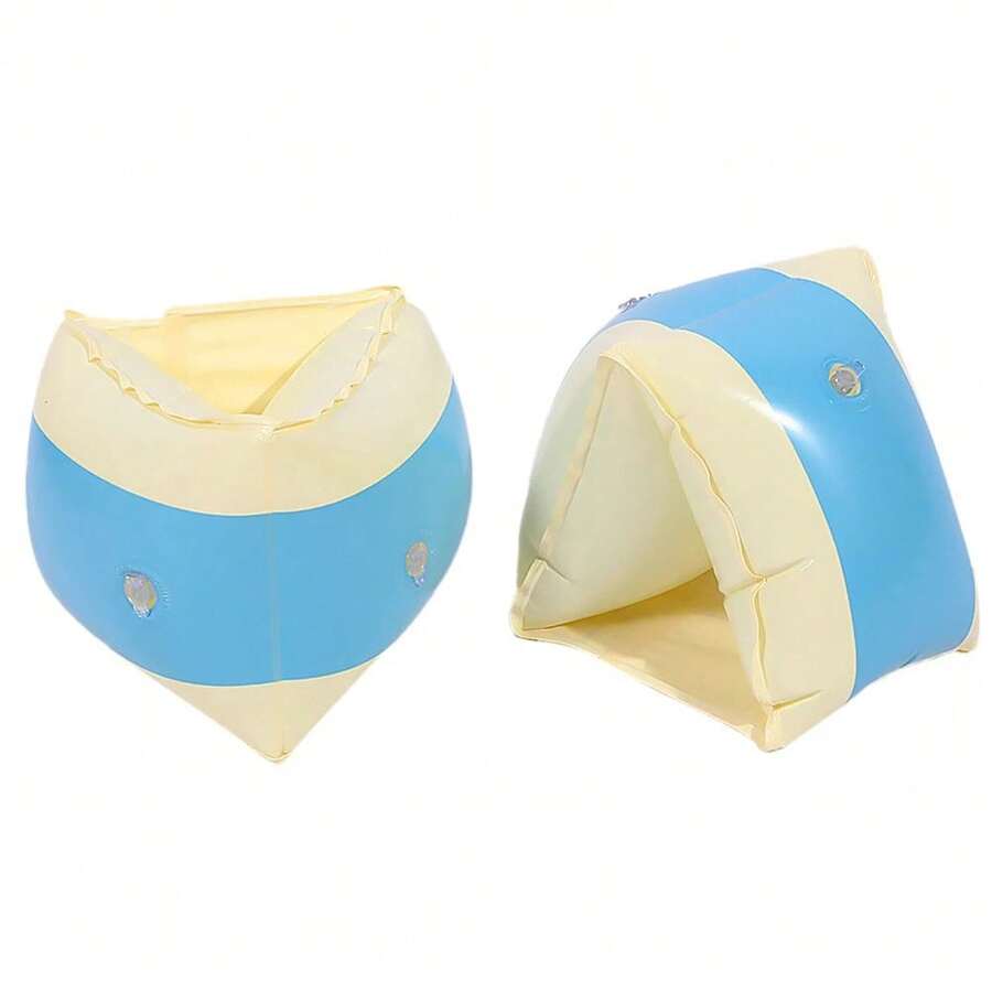 Swimming Arm Ring Inflatable Pool Float Sleeve PVC Arm Floaties Water Play Equipment Swim Arm Bands For - Blue - View 1