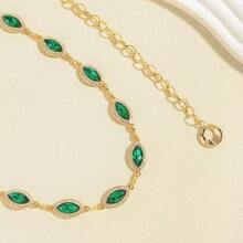 A Golden Emerald Waist Chain Accessory Is Especially Suitable For Gathering Friends And Dinner - Green - View 4