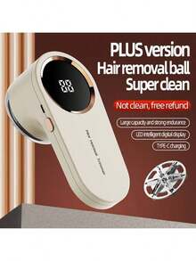 1个无线可充电便携式毛球去除器，织物剃毛器和绒毛去除器，毛衣除毛器 - 深灰色 - 查看 4