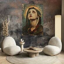 Virgin Sadness Vintage Poster-Wooden Frame Canvas Painting 1 Picture (3) Thickness 2.25cm/1 Inch, Home Gift Decoration, Room Decoration Aesthetics, Wall Decoration Art, Perfect Gift, Autumn And Winter Wall Decoration, Living Room Decoration, Bedroom Decoration, Kitchen Decoration, Entrance Decoration, Bathroom Decoration, Direct Wall Painting, High Quality Wall Painting Poster