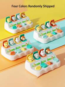 Hide And Seek Cartoon Pop-Up Box For Youngsters - Interactive Learning Toy With Animal Cards, Educational Birthday Or Christmas Gift - Multicolor - View 3