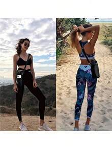 1PC HQ SBR Diving Material 2L Outdoor Sports Kettle Cover, Half Gallon Anti Slip Cup Cover, Can Diagonally Span Water Bottle Bag, Water Bottle Protective Cover, Does Not Include Water Bottle, Back To School Supplies - Black - View 4