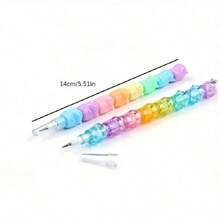 2/3 件/套，可爱熊免削自动铅笔学生书写笔学校办公用品铅笔文具礼品，返校，学校用品，卡哇伊文具，学校颜色，文具， - 彩色 - 查看 3