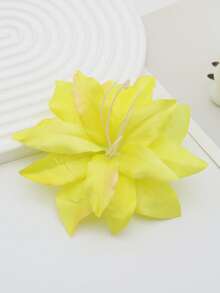 1pc 13cm Large Fabric Artificial Flower Hair Clip, Bohemian Style Side Bangs Hairpin, Beach Vacation & Daily Wear Accessory - Multicolor - View 9