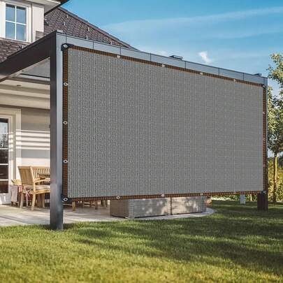 1pc Pergola Shade Cover Sun Shade Cloth Privacy Screen With Reinforced Grommets For Outdoor Patio Garden Pergola Canopy Pet House Plants