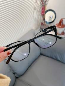 新款猫眼眼镜，韩国时尚ins TR超轻光学眼镜框零度数无度数眼镜女 - 同款多色 - 查看 4