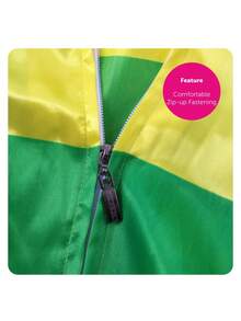 Adults Green & Yellow Jockey Costume – Horse Racing Fancy Dress Outfit ...