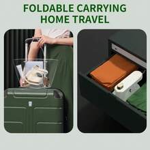 Mini Travel Iron For Clothes, (50ml Water,40W) Portable Handheld Iron Steam With Dry And Wet Ironing For Home Business Clothing - 0ff白色 - 查看 8