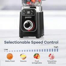 Moothie Blender, 12-Piece Blender For Shakes And Smoothies, 43Oz Large Blender Jar & 2 Portable Blender Cups, Personal Smoothies Maker For Kitchen With Auto-Smart Tech & Speed Control-TLL - Default - View 6