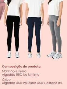 Malwee Original Basic Women's Cotton Leggings - Black - View 7