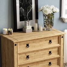 Designs Corona, Chest Of Drawers, 5 Drawer, Solid, Pine Wood - 1 - View 5