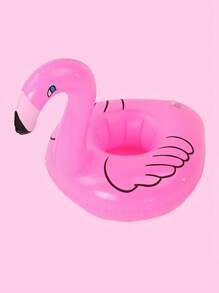 1pc/3pcs/5pcs Summer Pool Flamingo Cup Holder Inflatable Water Coaster Float Drink Cup Holder