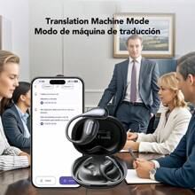 Miniso XP7 OWS Translation Wireless Earbuds AI Real Time Face-To-Face Bidirectional Simultaneous Interpretation Wireless Earphones Support Over 150 Languages Translation Headphones Support Playing Music Phone Calls Headphones Earbuds