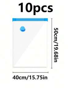 20pcs/1pc Vacuum-Sealed Bags, Travel Accessories, Vacuum Bags, Travel Essentials, Vacuum Storage Bags, Travel Essentials, Storage Bags, Cruise Essentials, Organization And Storage, Bedroom