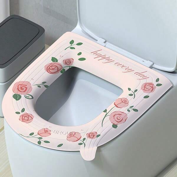 Waterproof Toilet Seat Cushion All Year Round Universal Toilet Seat Ring Foam Silicone Pad Summer Toilet Seat Cover Pads
