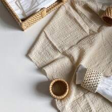 1 pezzo Portatovagliolo in rattan intrecciato fatto a mano, adatto per uso quotidiano