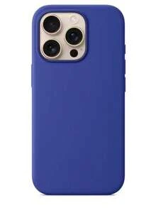 Silicone Case With Velvet For IPhone All Models/XR/11/12/12PROAMX/13/13PROMAX/14/14PROMAX/15/15PROMAX/16/16PROMAX - 藍色 - 查看 2