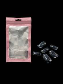 60pcs Polygel Toe Nail Extension Molds Full Cover Reusable Acrylic Nail Tips Dual Nail Forms For Toes DIY Manicure Nails Tool