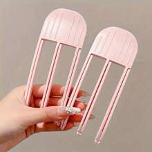 2pcs Volume Booster Plastic Hair Non-Marking Clips, Effortless Hairstyle Tool For Root Lift & Bangs