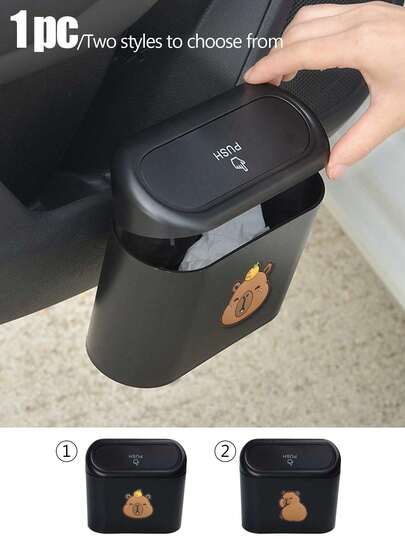 Thùng rác ô tô Capybara, Hộp đựng đồ treo đa năng sáng tạo bằng nhựa ABS, Thiết kế dạng lưới kim cương, Chất liệu silicon Capybara vui nhộn và đáng yêu, Máy phân loại rác ô tô dành cho phụ nữ, Túi đựng đồ ổ cắm phụ kiện ô tô, Hộp đựng đồ đa năng bằng da ô tô, Giá để điện thoại di động, Bạn có thể đựng điện thoại di động, ví, son môi và các vật dụng khác, Hộp đựng đồ đa chức năng.