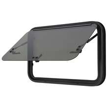 YUNRUX Motorhome Window Caravan Side Window Tinted Hinged Window RV Camper Window - Black and White - View 5