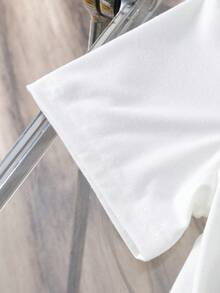 Tween Boys' Cartoon Print Short Sleeve Casual Practical T-Shirt - White - View 4