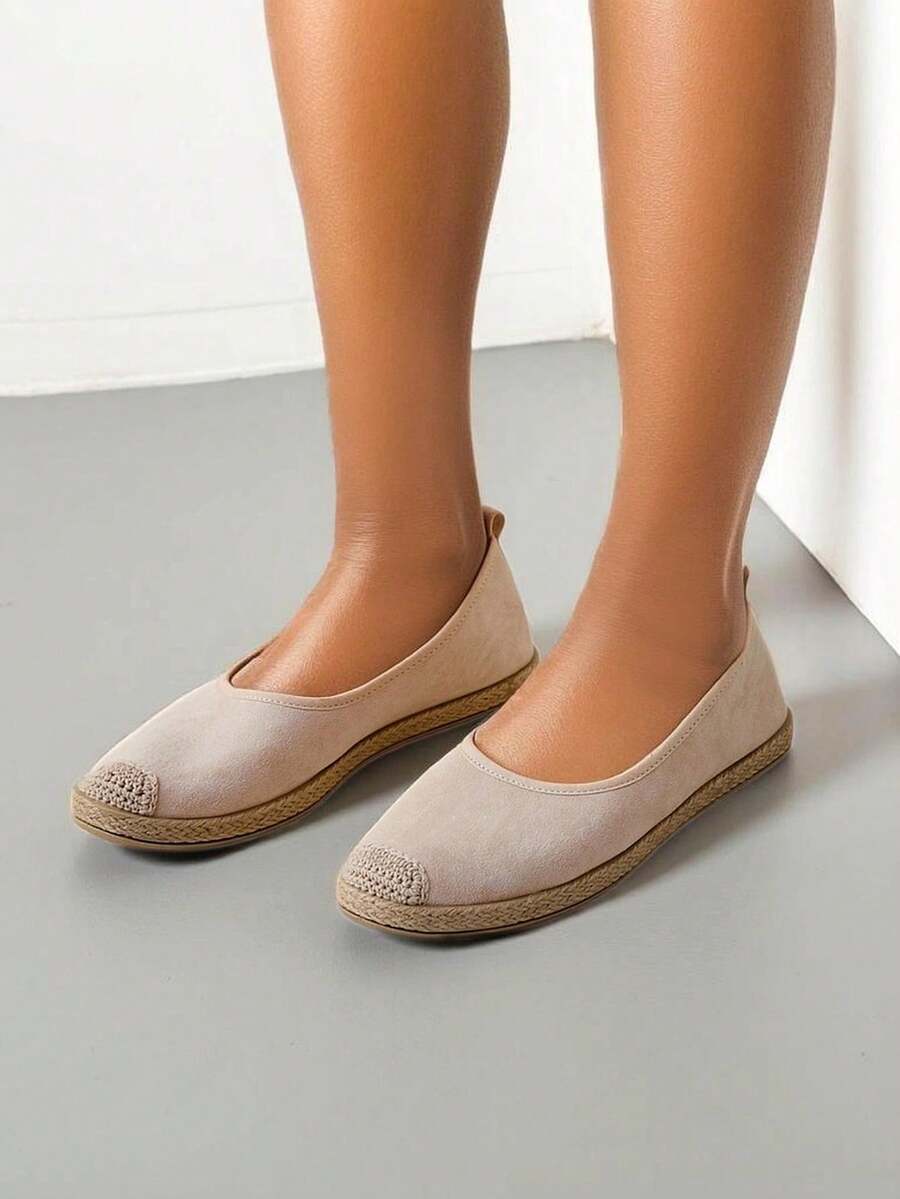 Alpargatas para mujer - Beis - Ver 1