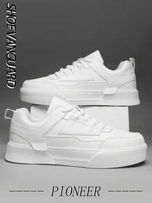 Giày thể thao nam cổ thấp thoải mái, thời trang thường ngày, ngoài trời - trắng - Xem 2