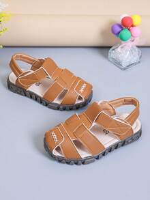 1 Pair Summer New Soft Bottom Non-Slip Fashion Baby Sandals For Toddler Boys & Girls
