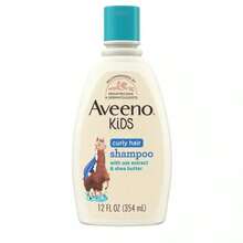 Aveeno Kids' Curly Hair Hydrating Shampoo, Oat Extract & Shea Butter - Gentle Scent - 12 Fl Oz - 1 - View 3