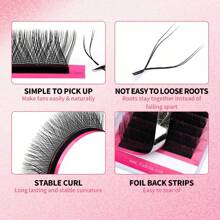 FADVAN 12 Rows YY Shape 0.07 C/D/DD/L/L+/LU Curl 8-15mm&Mix Hand Woven Premium Soft Light Natural Eyelashes Extension Supplies Makeup Mesh Net Cross Lash For Professional Women Send In Random Packaging,Professional Eyelash Grafting,Lash Tech Supplies