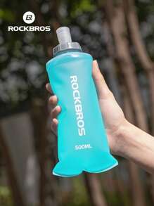 ROCKBROS Bouteille d'eau d'été de qualité supérieure, bouteille d'eau souple pour vélo 500 ml grande capacité, tasse à eau pliable pour équipement de vélo de plein air