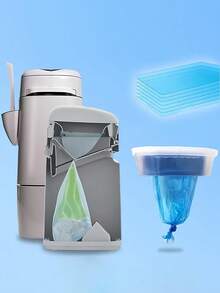 Diaper Pail Refill Bags, Thickened Odor-Proof Diaper Disposal Bags, Fits Genie/Angelcare Diaper Pails (Random Color, Scented)