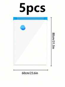 20pcs/1pc Vacuum-Sealed Bags, Travel Accessories, Vacuum Bags, Travel Essentials, Vacuum Storage Bags, Travel Essentials, Storage Bags, Cruise Essentials, Organization And Storage, Bedroom