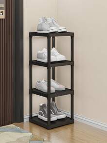 1pc 3-7 Tier Free Installation Storage Rack, Floor Standing Shelf For Kitchen, Living Room, Bedroom, High Capacity Home Decor - Multicolor - View 8